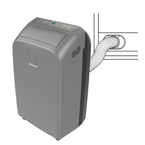 Hisense 8500.0 BTU DOE 115.0-Volt Vented Medium Room Portable Air ...