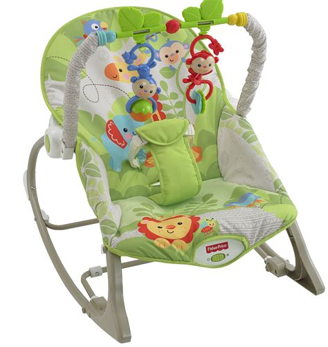 Fisher-Price Rainforest Infant to Toddler Rocker | Baby bouncer, Baby ...