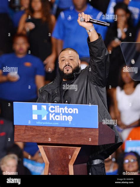 MIAMI GARDENS, FL - OCTOBER 20: U.S. DJ Khaled speaks prior to ...