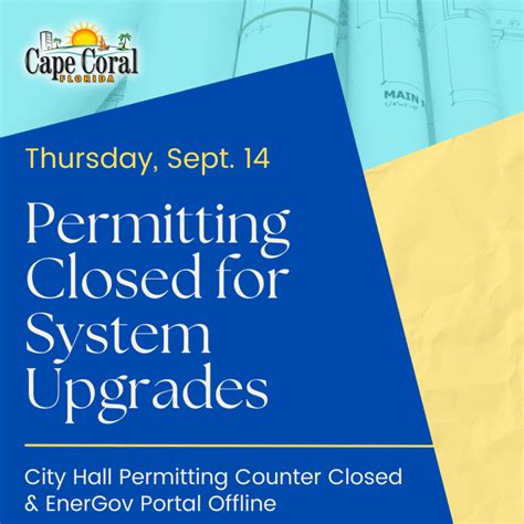 City's permitting services closed for system upgrades on Sept. 14 ...