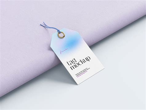 5 Free Clean Label Swing Tag Mockup PSD Files - PsFiles