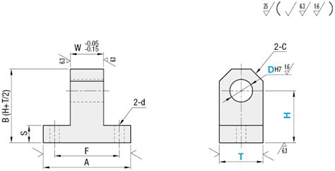 Hinge Bases - Fixed - T Shaped | MISUMI | MISUMI India