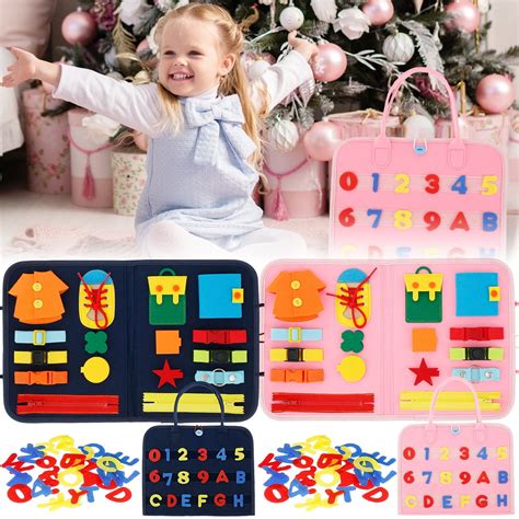 HOTBEST Busy Board for Toddlers Montessori Sensory India | Ubuy