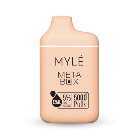 MYLE Meta Box | 12 Flavors, 5000 Puffs, MYLE Quality - Price Point NY