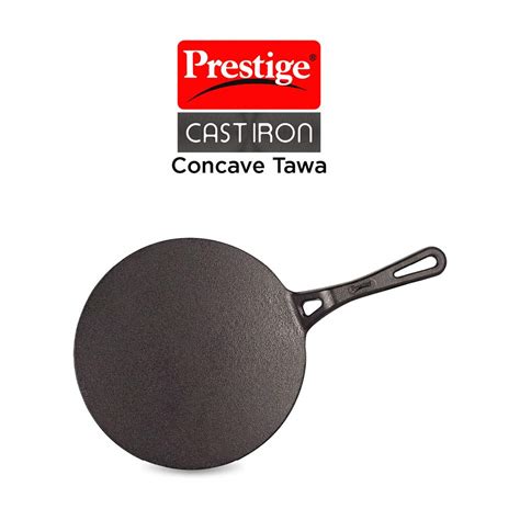 Prestige Cast Iron Concave Tawa, 250 mm – Sarathy Kitchenware