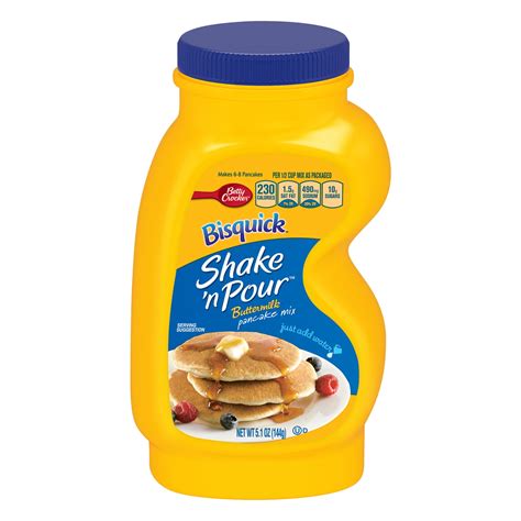 Bisquick Baking Mix Shake 'N Pour Pancake Mix Buttermilk 5.1 Oz Bottle ...