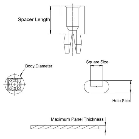 Buy SRMSNE - Spacer Nut | Essentra Components VN