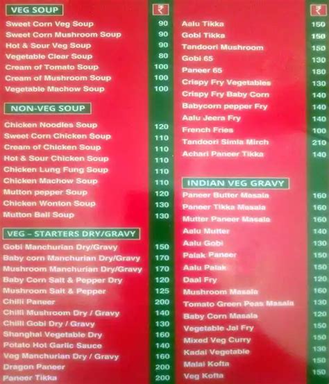 Menu at Dubai Kitchen, Chennai