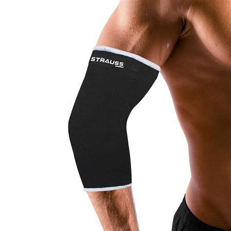 Strauss Elbow Support, Free Size and Adjustable Knee Support, Free ...