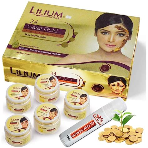 Lilium 24Carat Gold Skin Protection Revitalizing Effects Cellular Renew ...