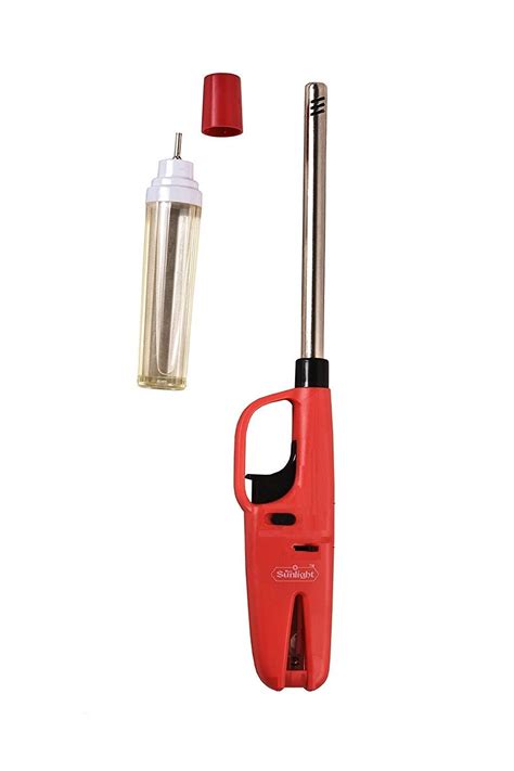 Manoj Sunlight Adjustable Plastic & Stainless Steel Flame Gas Lighter ...
