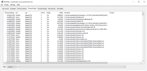 Image result for RAMMap Usage