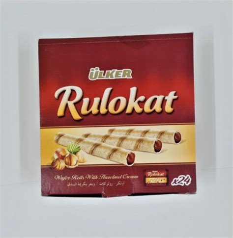 24pc Ulker Rulokat Wafer Rolls with Hazelnut Cream - India | Ubuy