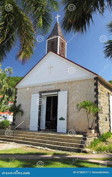 St. Barthelemy Island, Caribbean Stock Image - Image of building, barth ...