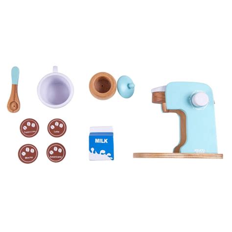 Nesta Toys | Wooden Coffee Maker Kitchen Toy | Pretend Play Set for ...