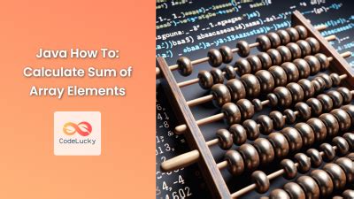 Sum in Java 的图像结果