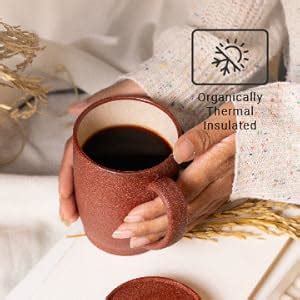 Buy MAE Coffee Mug with Lid | 370 ML | Made with Rice Husk | Eco ...