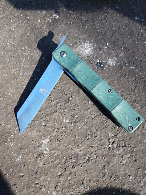 Katsu handmade D2 steel higonokami : r/knives