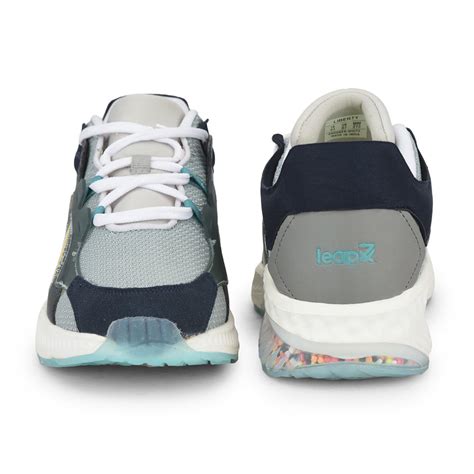 Buy Leap7x White Sports Lacing Running Shoes For Men SNOOKER By Liberty