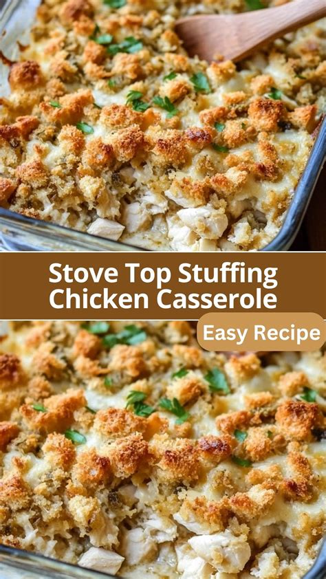 Stove Top Stuffing Chicken Casserole - WEEKNIGHT RECIPES