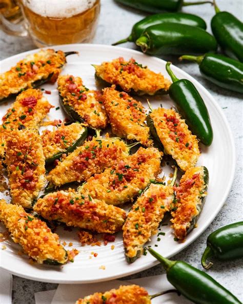 Easy Jalapeno Poppers Recipe Stuffed Jalapeno Peppers