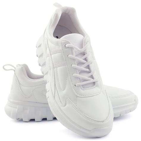 Buy Force 10 White Lacing Uniform School Shoes For Kids 9906-02T By Liberty