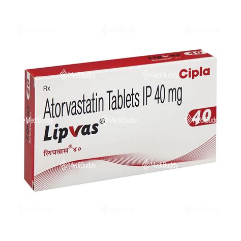 Lipvas 40 Tablet: Price, Uses, Side Effects & How to Use - MediBuddy