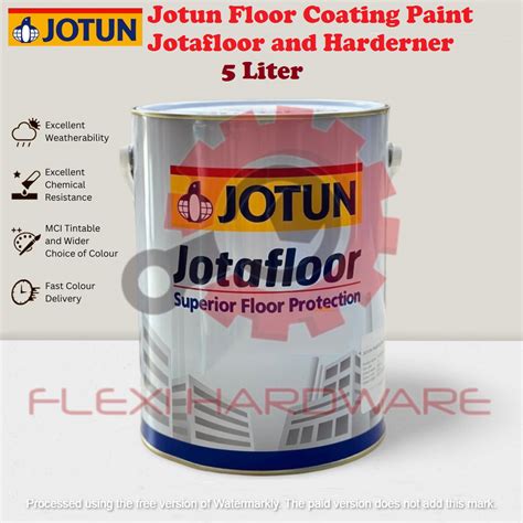 4Liter + 1Liter Jotun Floor Coating Paint Jotafloor Topcoat and ...
