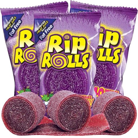 Rips Rolls Grape Licorice Candy, Fruit Flavored India | Ubuy
