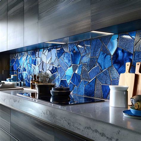 Kitchen Backsplash Ideas Blue