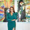 Sonakshi Sinha stuns in a green thigh-high slit dress at the launch of ...