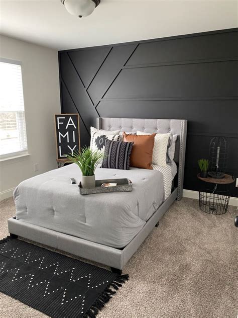 bedroom inspirations accent wall