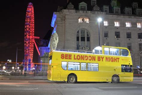 2023 London by Night Sightseeing Tour - Open top bus