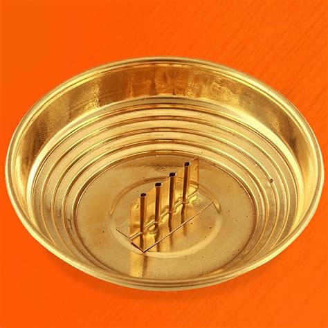 Sacch | Brass Incense Sticks Holder, Agarbatti Stand with Ash Catcher ...