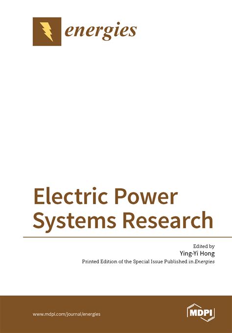Electric Power Systems Research | MDPI Books