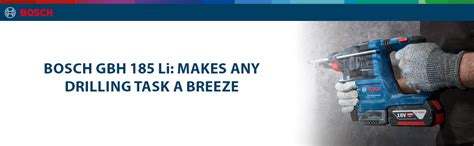 BOSCH GSB 185-Li Professional Kit | Brushless Motor | Speed (1st/2nd ...