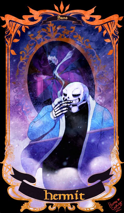 Undertale Tarot Card Sans by ZeeFinestCook on DeviantArt
