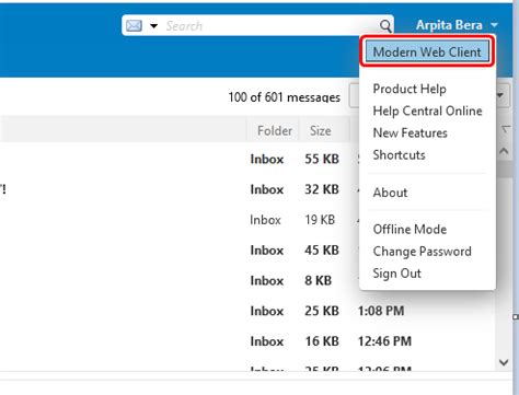 How to switch Zimbra Webmail from Classic to Modern UI - Diadem ...