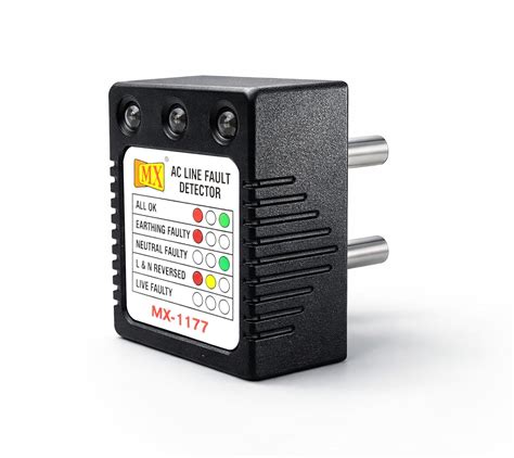 MX AC Line Fault Detector Socket Tester 5A | Electrical Socket Wiring ...