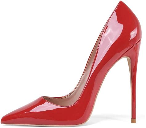 Buy Elisabet Tang Women Pumps, Pointed Toe High Heel 4.7 inch12cm Party ...
