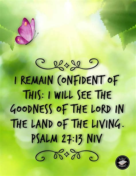 Psalm 27:13 NIV - Bible Verse about Trust
