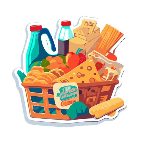 Grocery Shopper Clip Art