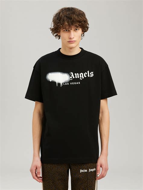 LAS VEGAS SPRAYED T-SHIRT in black - Palm Angels® Official