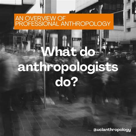 Curious about what Anthropologists really actually do? Here you go ...