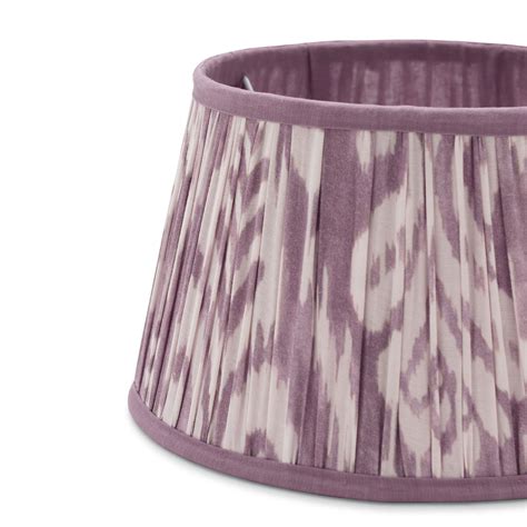 Shop Purple Ikat Print Cotton Lamp Shade (without stand) - at Best ...