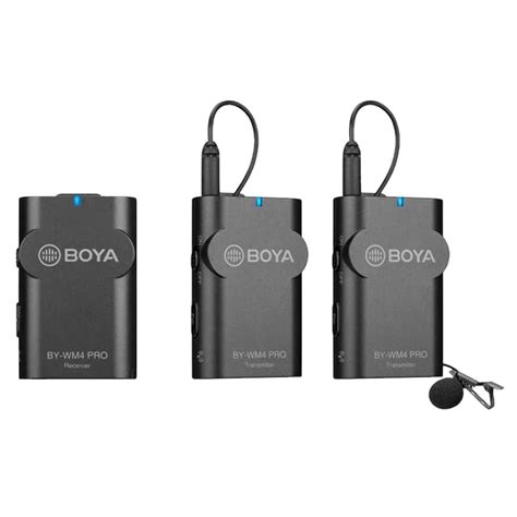 Buy Boya BY-WM4 Pro-K2 Omnidirectional Dual Channel Digital Lavalier ...
