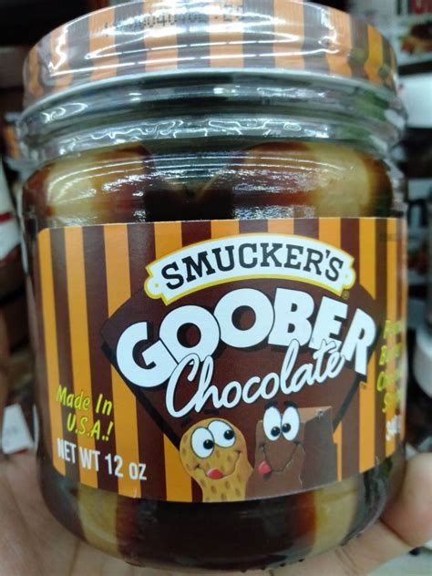 Smucker's Goober Chocolate Peanut Butter & Chocolate Stripes 340g ...