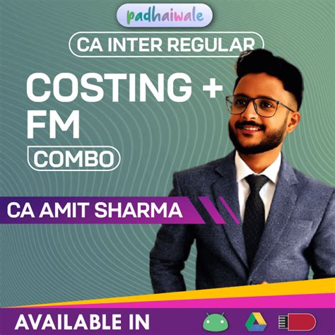 CA Inter Costing + FM Combo | Regular Batch | CA Amit Sharma ...