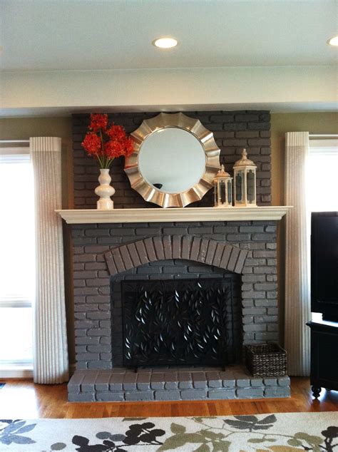 Painting A Brick Fireplace Ideas