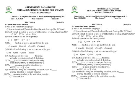 Spc 2nd int - done - ARUMUGHAM PALANIGURU ARTS AND SCIENCE COLLEGE FOR ...